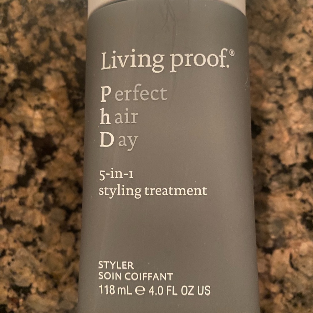 Living proof perfect hair day five and one Starling treatment 4 ounces